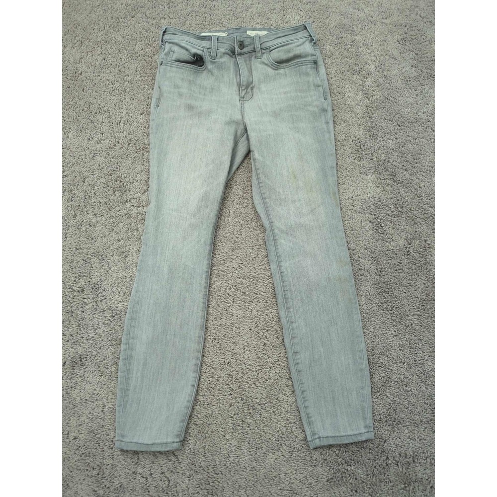 Pilcro and The Letterpress Jeans Womens 30 Gray High Rise Skinny Anthropologie‎